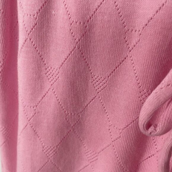 LoveShackFancy Pink Heart Knit Joggers - Picture 5 of 7